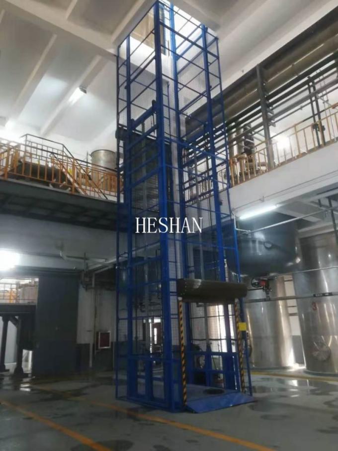 1 20 ton Hydraulic Cargo Lift Elevator Vertical Beach House Cargo Lift
