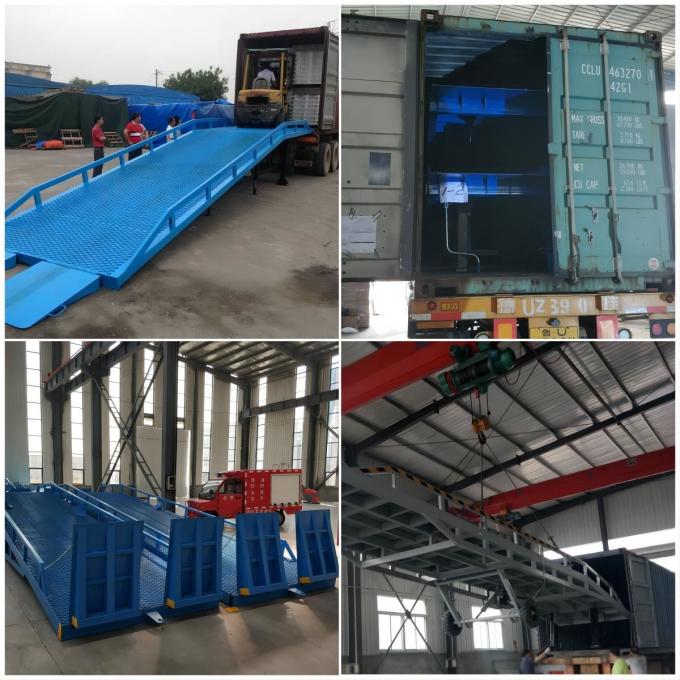 12 Ton Mobile Loading Dock Equipment Warehouse Loading Dock Hydraulic Ramp